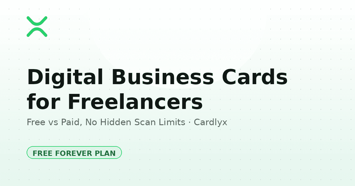 Digital Business Card for Freelancers: Free vs Paid Options